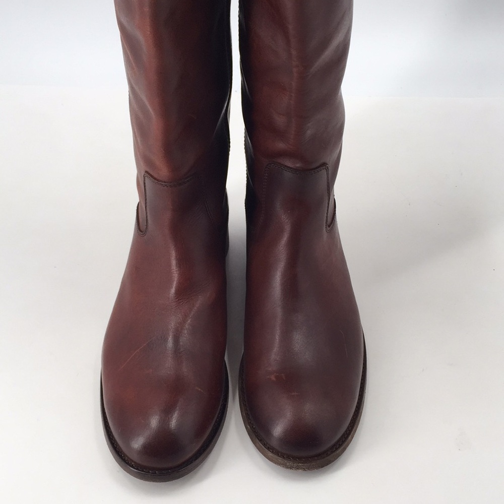 New Frye Melissa Button 2 Boots Redwood 9 - Picture 9 of 12